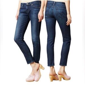 AG Stevie Slim Straight R Anthropologie Jeans Sz25 EUC